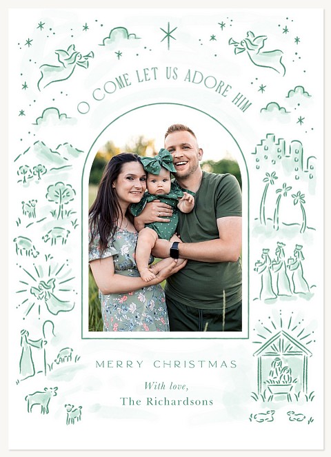 Holy Illustrations Personalized Holiday Cards