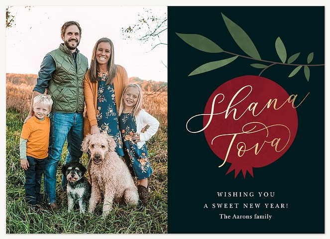Sweet Fruit Rosh Hashanah cards