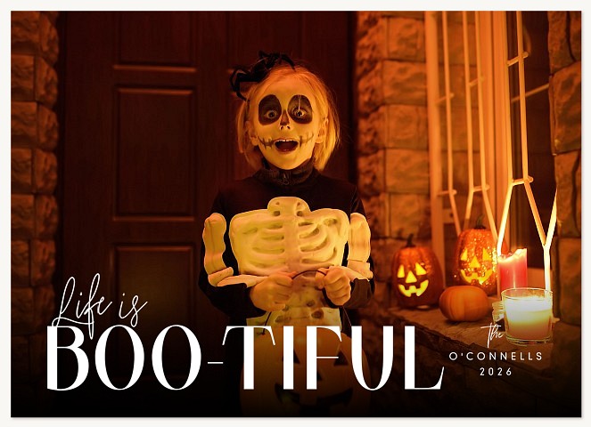 Life Is Boo-tiful Halloween Cards