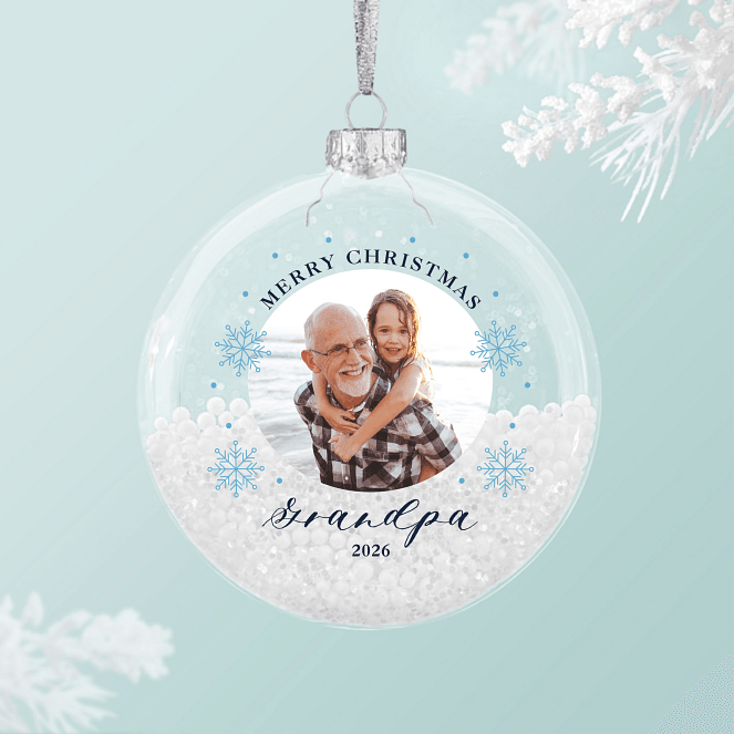 Christmas Snowfall Personalized Ornaments