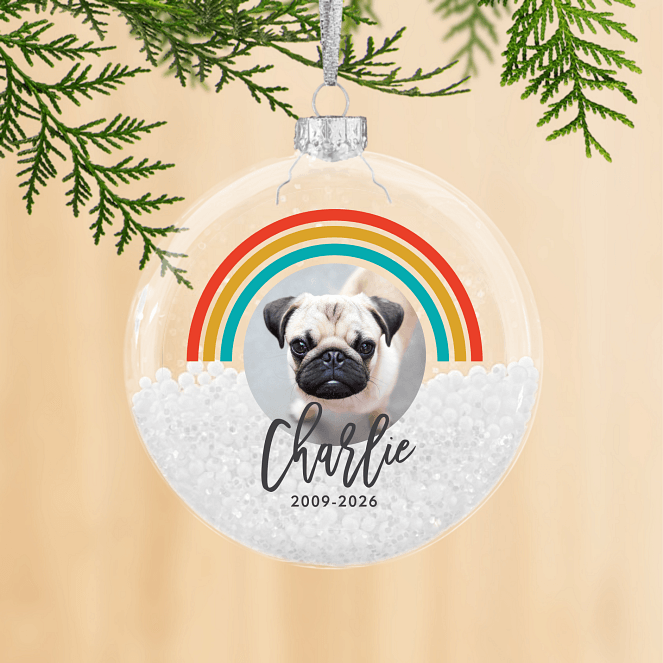 Rainbow Bridge Personalized Ornaments