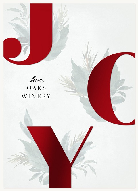 Joyful Elegance Business Holiday Cards