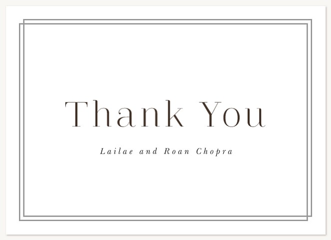 Intertwined Thank You Cards 