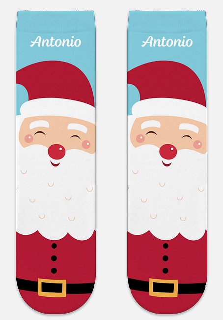 Santa Custom Socks