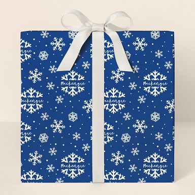 Snowflake Fun Wrapping Paper