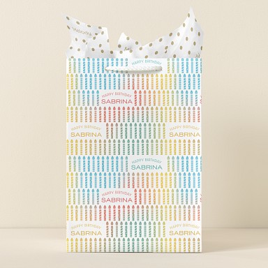 Colorful Candles Gift Bags
