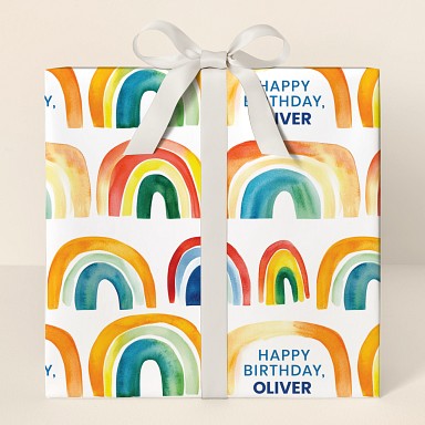 Rainbow Party Wrapping Paper