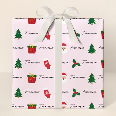 Holiday Cartoon Wrapping Paper