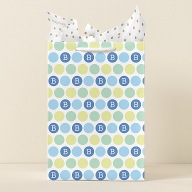 Initial Dots Gift Bags