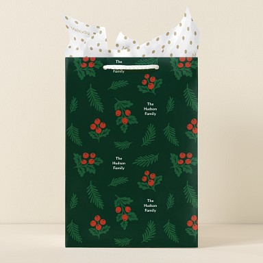 Holly-day Foliage Gift Bags