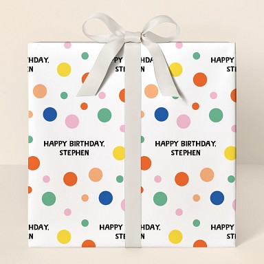 Dot-tastic Wrapping Paper