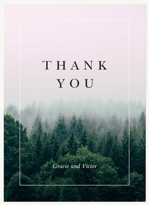 Forest Thank You Cards 