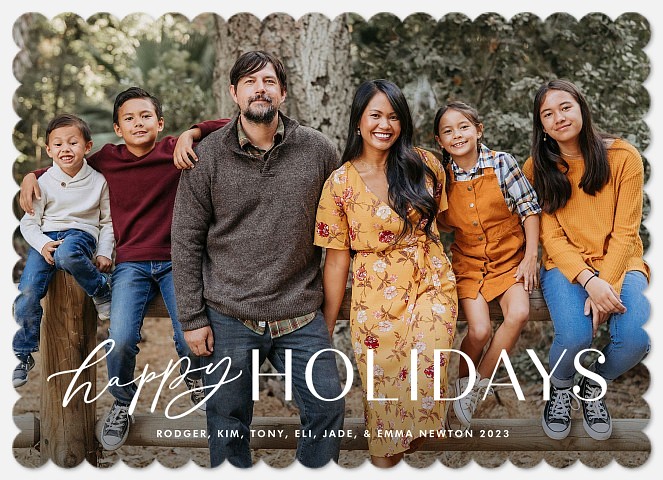 Classique Holiday Photo Cards