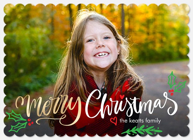  Festive Doodles Holiday Photo Cards