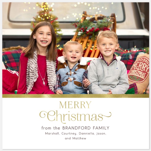 Ultra Classic Holiday Photo Cards