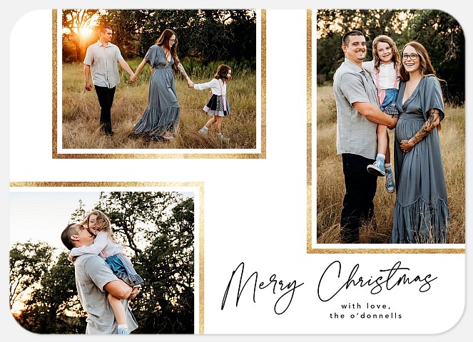 Traditional Frames Holiday Photo Cards