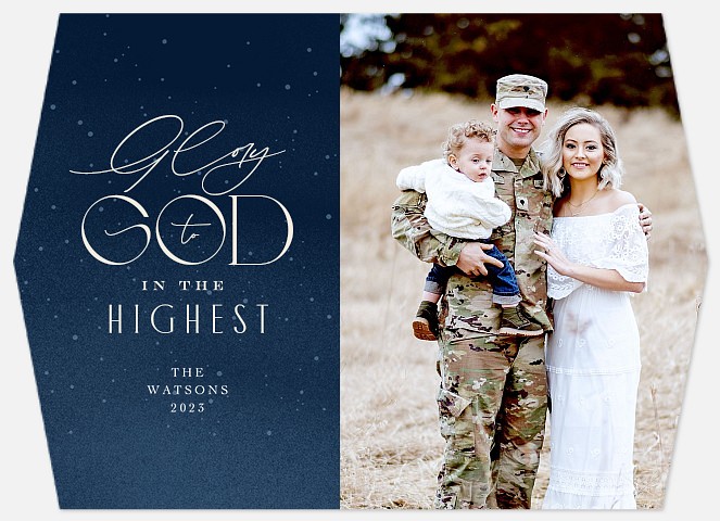 Glorious Night Holiday Photo Cards