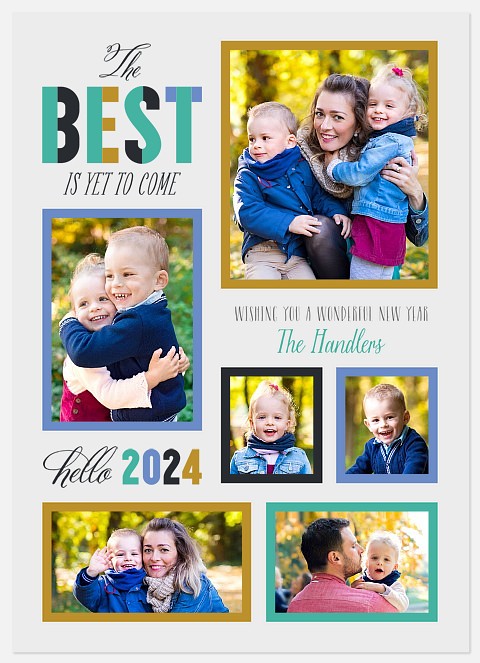 Best Yet Collage Holiday Photo Cards