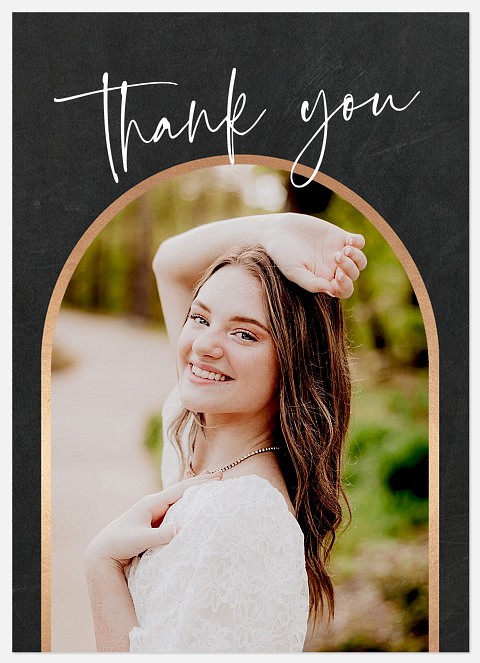 Chalkboard Arch Thank You Cards 