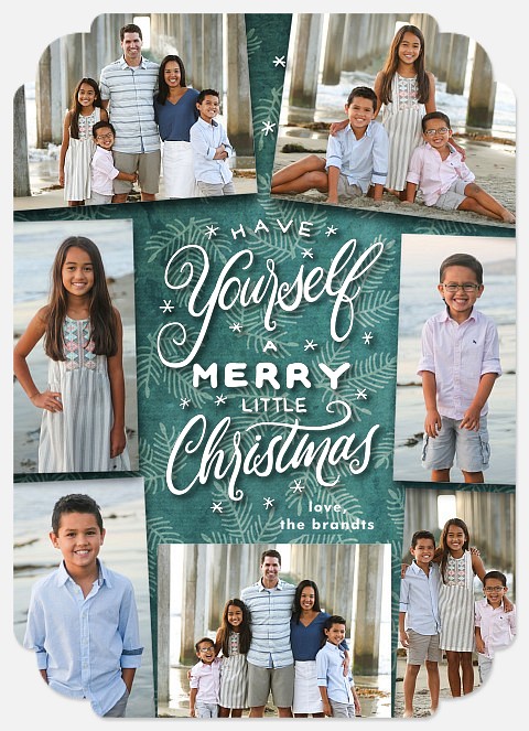 Wintergreen Collage Holiday Photo Cards