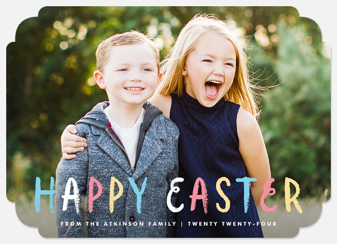 Color Mix Easter Photo Cards