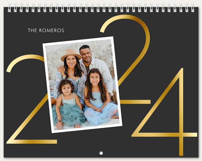 Golden Year Calendar Personalized Photo Calendars