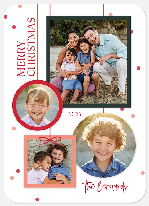 Photo Ornaments Holiday Photo Cards