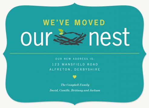 The New Nest We've Moved Announcements 