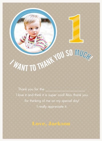 Sweet Circles Thank You Cards 