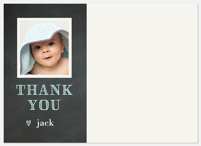 His First Year Thank You Cards 