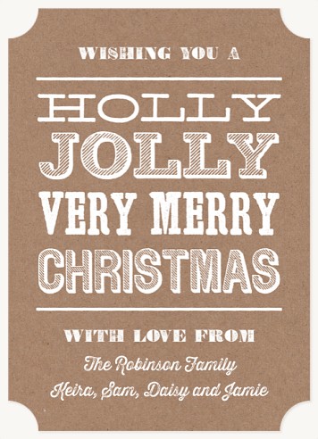 Craft Message Christmas Cards
