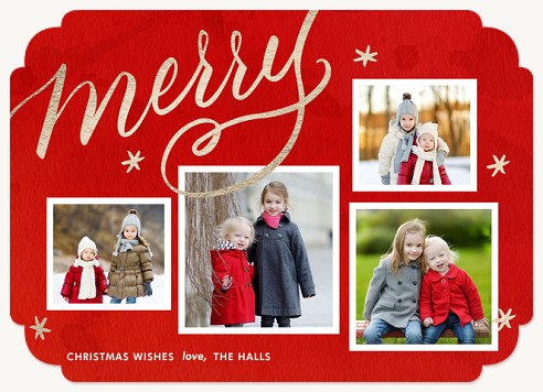Luxe Merry Christmas Cards