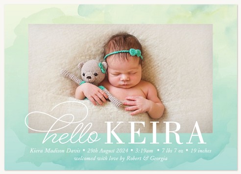 A Loving Welcome Baby Announcements