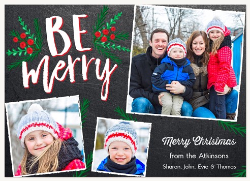 Be Merry Berries Christmas Cards