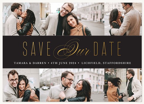 Elegant Date Save the Date Cards