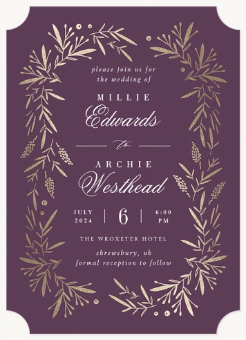 Enchanted Harvest Wedding Invitations