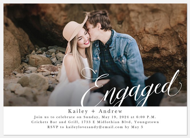 Simply Engaged Engagement Party Invitations
