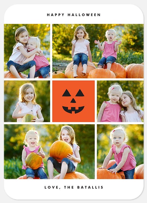 Pumpkin Patch Halloween Photo Cards