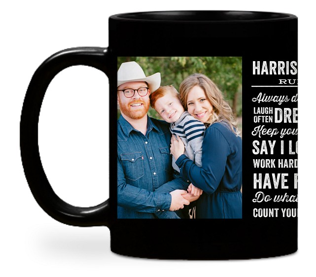 Family Rules Custom Mugs