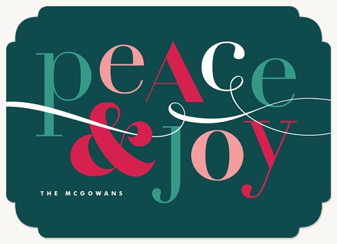 Eclectic Type Christmas Cards