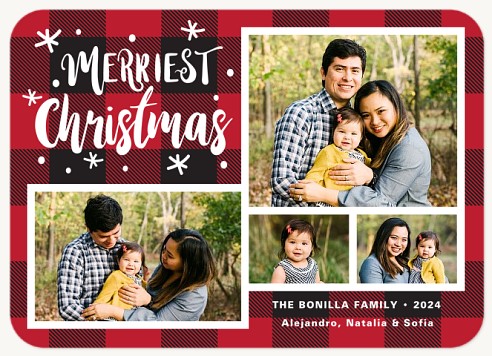 Flannel Cheer Christmas Cards