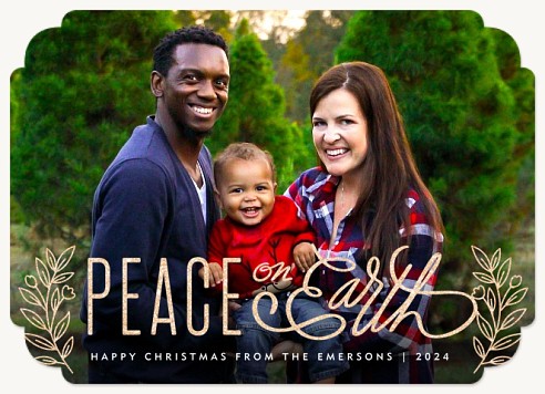 Peace and Laurels Christmas Cards