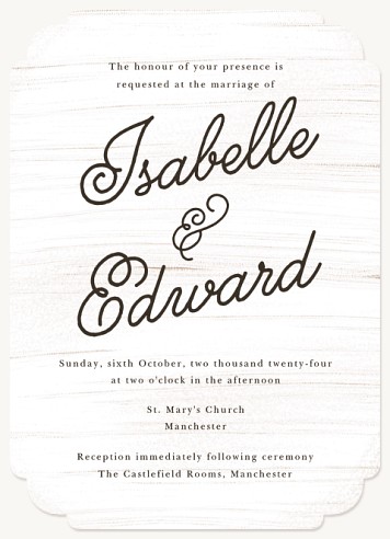 Natural Wedding Invitations