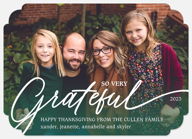 Oh So Grateful Thanksgiving Cards