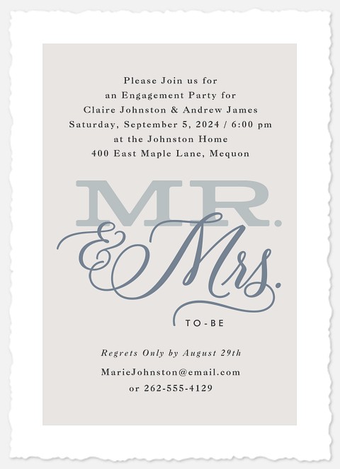 Soon to Be Engagement Party Invitations