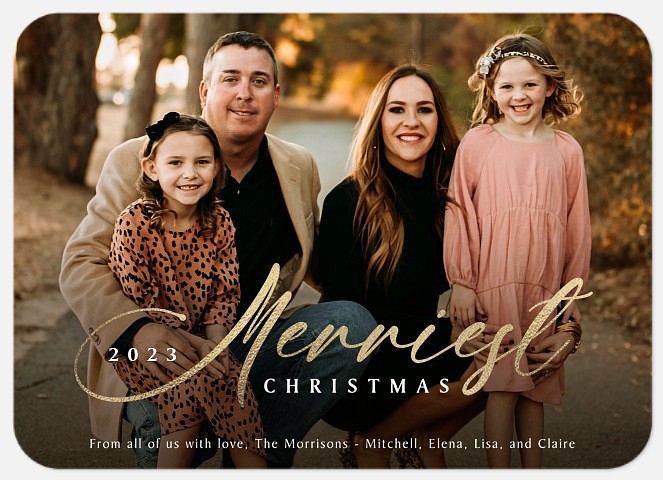Boldly Merry Holiday Photo Cards
