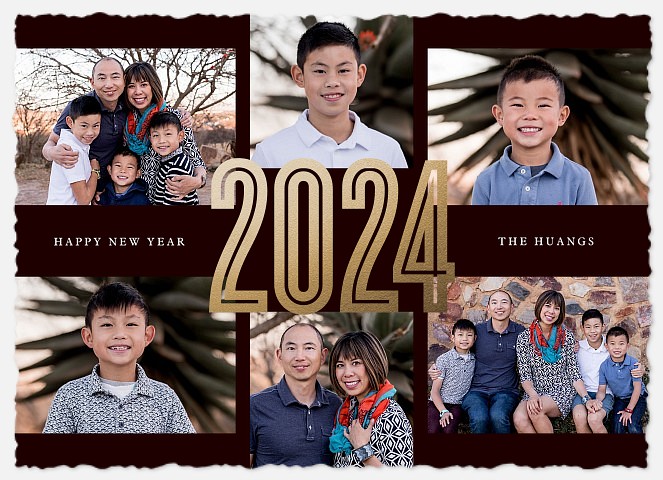 Big Year Holiday Photo Cards