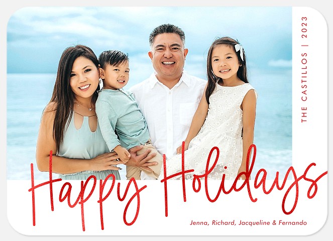 Modern Greetings Holiday Photo Cards
