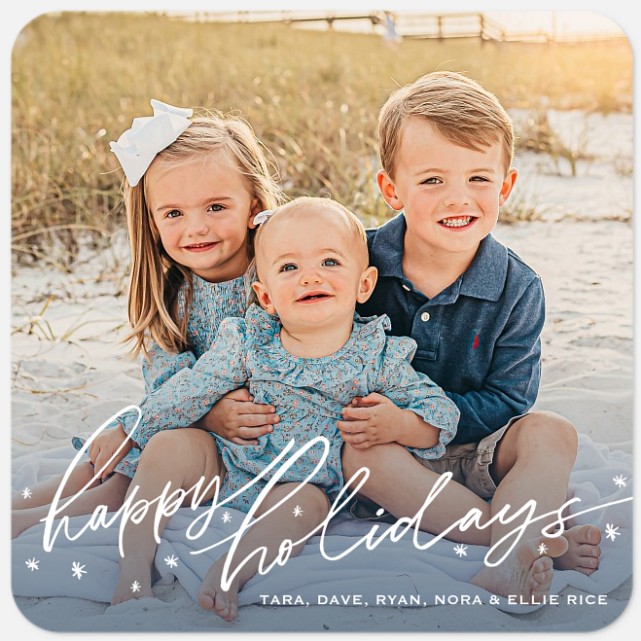 Scripted Magic Holiday Photo Cards