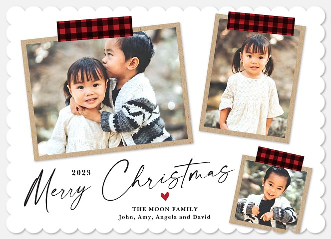 Rustic Memories Holiday Photo Cards